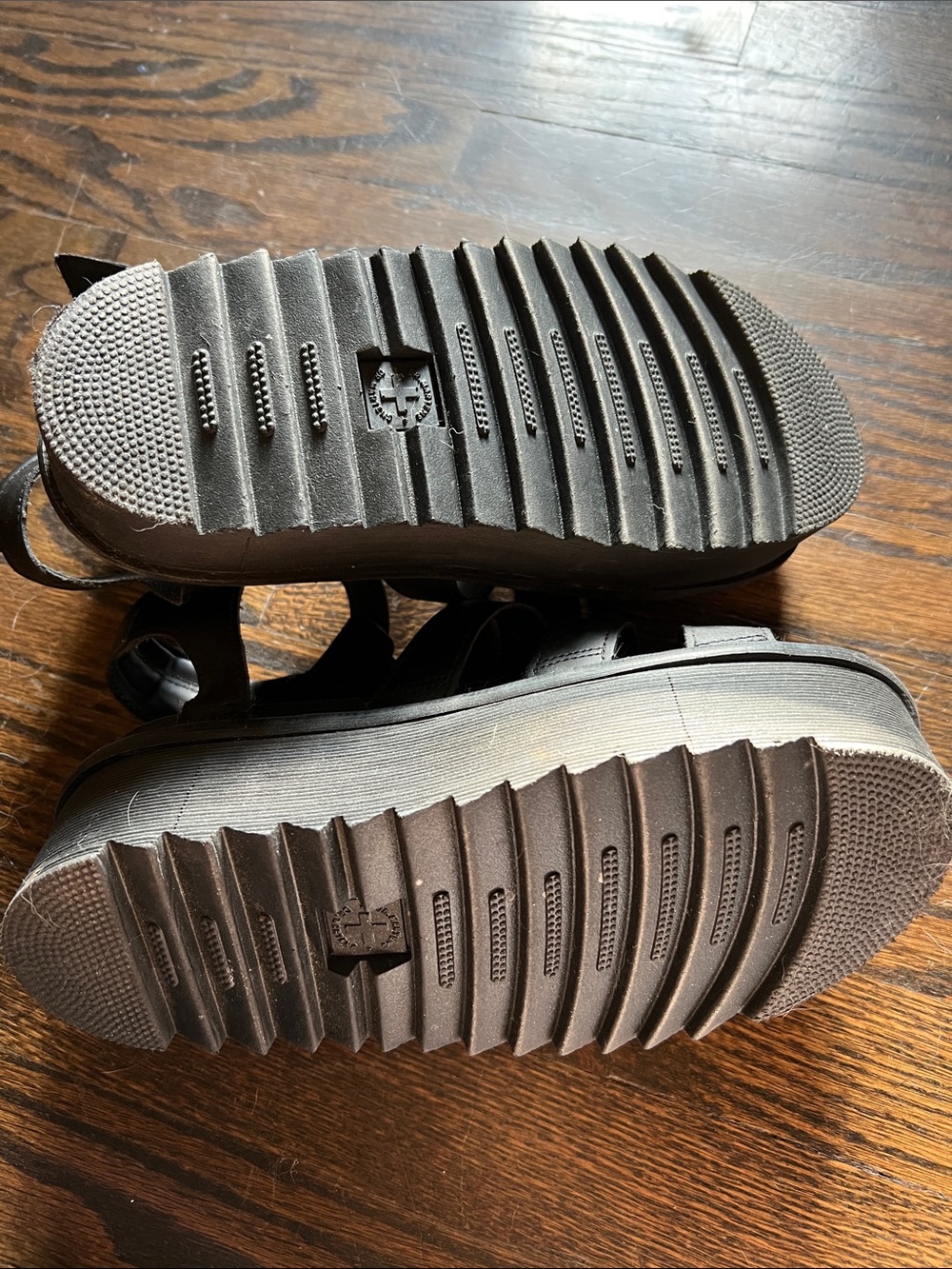 Dr. Martens Black Platform Strappy Sandals - Picture 5 of 5